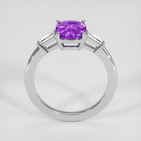 2.54 Ct. Purple Sapphire Ring, Platinum 950 3