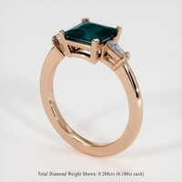 1.63 Ct. Gemstone Ring, 14K Rose Gold 2