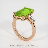 7.27 Ct. Gemstone Ring, 14K Rose Gold 2