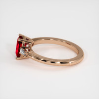 1.46 Ct. Ruby Ring, 14K Rose Gold 4