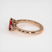 1.20 Ct. Ruby Ring, 14K Rose Gold 4