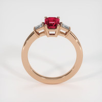 1.03 Ct. Ruby Ring, 14K Rose Gold 3