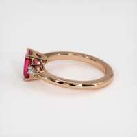 1.32 Ct. Ruby Ring, 14K Rose Gold 4