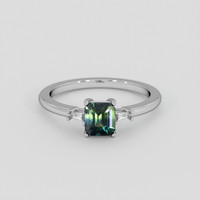 1.20 Ct. Bi Color / Parti Sapphire Ring, Silver 1