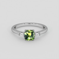 1.28 Ct. Bi Color / Parti Sapphire Ring, Silver 1