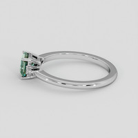 1.09 Ct. Bi Color / Parti Sapphire Ring, Silver 4