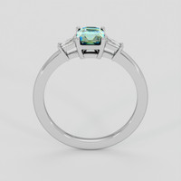1.12 Ct. Bi Color / Parti Sapphire Ring, Silver 3