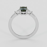 1.23 Ct. Bi Color / Parti Sapphire Ring, Silver 3