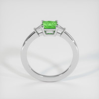 0.70 Ct. Tsavorite Garnet Ring, 10K White Gold 3