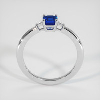 1.01 Ct. Blue Sapphire Ring, 10K White Gold 3