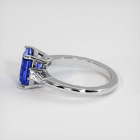 2.18 Ct. Blue Sapphire Ring, 10K White Gold 4