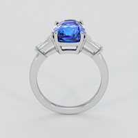4.70 Ct. Blue Sapphire Ring, 10K White Gold 3