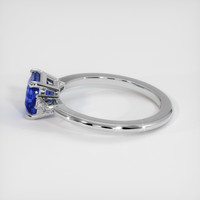 1.29 Ct. Sapphire Ring, 14K White Gold 4