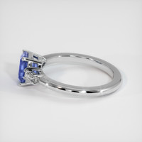1.22 Ct. Bi Color Sapphire Ring, 14K White Gold 4