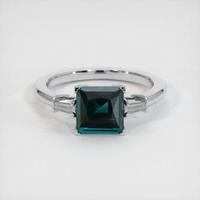 1.63 Ct. Gemstone Ring, 14K White Gold 1