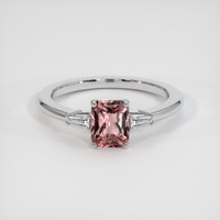 1.75 Ct. Sapphire Ring, 14K White Gold 1