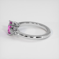 1.04 Ct. Sapphire Ring, 14K White Gold 4