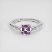 1.01 Ct. Sapphire Ring, 14K White Gold 1