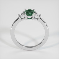 1.22 Ct. Green Sapphire Ring, 14K White Gold 3