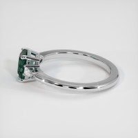 1.18 Ct. Sapphire Ring, 14K White Gold 4