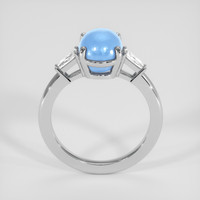 5.80 Ct. Blue Sapphire Ring, 14K White Gold 3