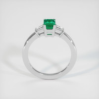 0.98 Ct. Emerald Ring, 18K White Gold 3