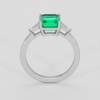 2.09 Ct. Emerald Ring, 18K White Gold 3
