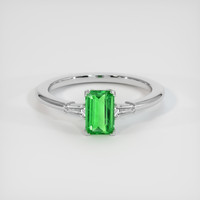 1.11 Ct. Gemstone Ring, 18K White Gold 1