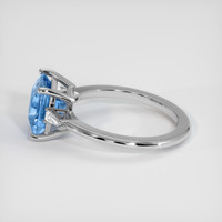 2.46 Ct. Gemstone Ring, 18K White Gold 4