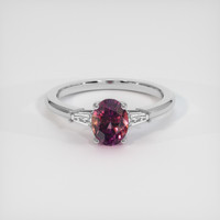 1.52 Ct. Bi Color Sapphire Ring, 18K White Gold 1