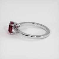 1.52 Ct. Bi Color Sapphire Ring, 18K White Gold 4
