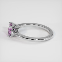 1.01 Ct. Sapphire Ring, 18K White Gold 4