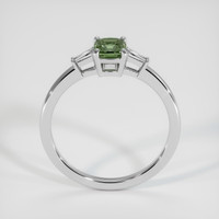 0.86 Ct. Sapphire Ring, 18K White Gold 3