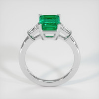 2.22 Ct. Emerald Ring, 18K White Gold 3