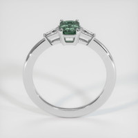 0.89 Ct. Sapphire Ring, 18K White Gold 3