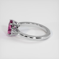 1.67 Ct. Purple Sapphire Ring, 18K White Gold 4