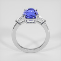 4.66 Ct. Violet Sapphire Ring, 18K White Gold 3