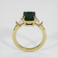 3.15 Ct. Green Sapphire Ring, 10K Yellow Gold 3