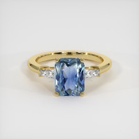 3.01 Ct. Sapphire Ring, 14K Yellow Gold 1