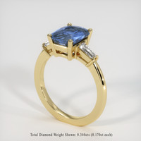 3.01 Ct. Sapphire Ring, 14K Yellow Gold 2