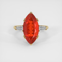 4.43 Ct. Gemstone Ring, 14K Yellow Gold 1