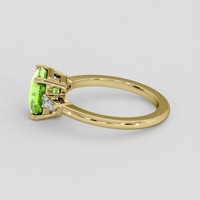 2.18 Ct. Green Peridot Ring, 14K Yellow Gold 4