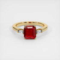 2.04 Ct. Ruby Ring, 14K Yellow Gold 1