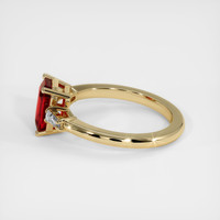 2.04 Ct. Ruby Ring, 14K Yellow Gold 4