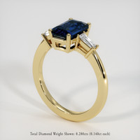 2.23 Ct. Sapphire Ring, 14K Yellow Gold 2