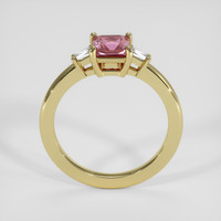 1.04 Ct. Purplish Pink Sapphire Ring, 14K Yellow Gold 3