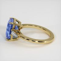 4.73 Ct. Blue Sapphire Ring, 14K Yellow Gold 4