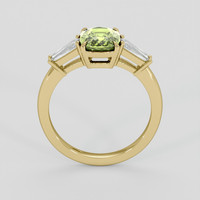 1.79 Ct. Green Sapphire Ring, 14K Yellow Gold 3