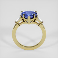 3.98 Ct. Blue Sapphire Ring, 14K Yellow Gold 3