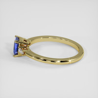 1.20 Ct. Blue Sapphire Ring, 14K Yellow Gold 4